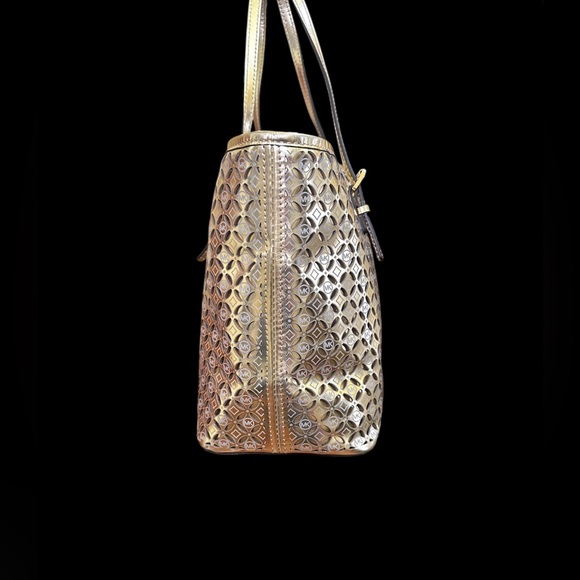 MICHAEL KORS EUC Shimmering Gold Tote - Picture 4 of 12